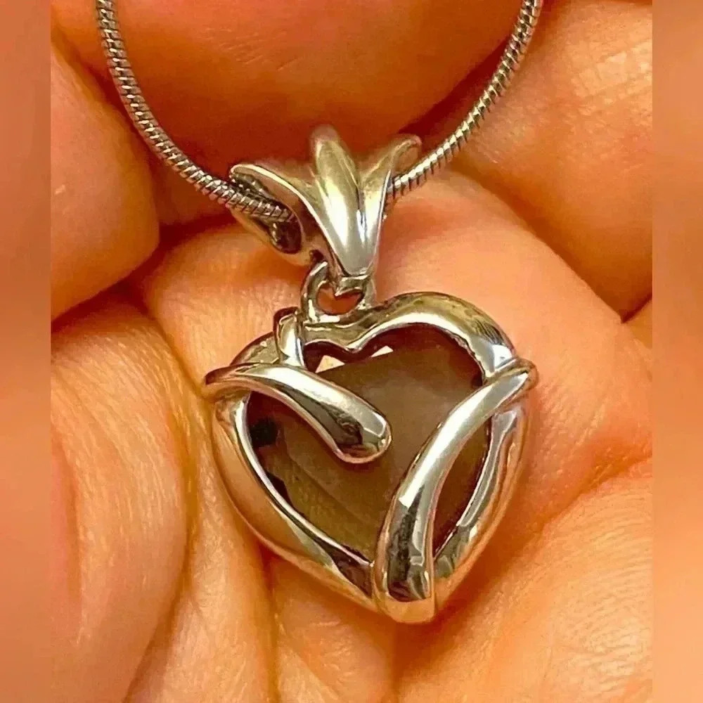 ❤️ Heart ❤️ choker. Stainless steel - Picture 7 of 8